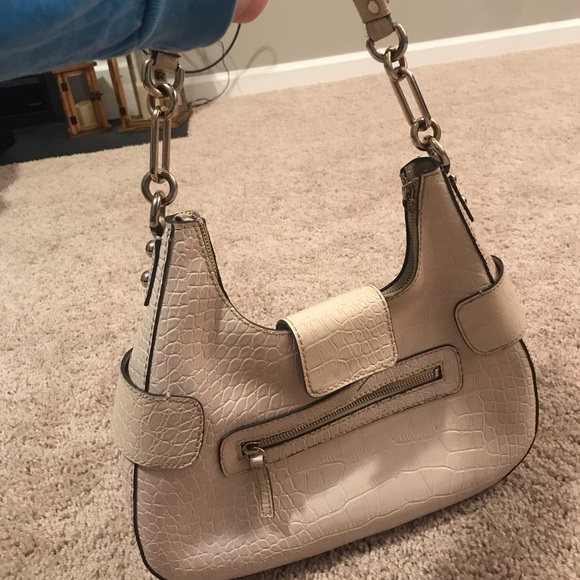 Guess Bone Faux Alligator Purse - Picture 2 of 8